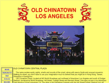 Tablet Screenshot of oldchinatownla.com